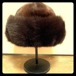 NWOT Real Fur Hat - Made in Canada; Russian style